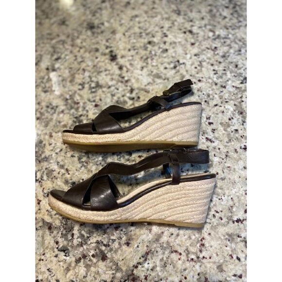 Lands End Wedge Sandal Size 9.5 - Picture 5 of 5